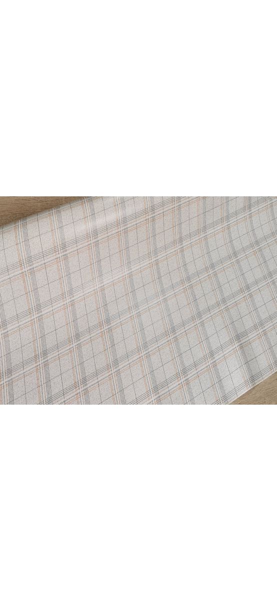 Faţă de masă impermeabilă Quadra beige, d-c-fix, bej cu linii gri, 138x130 cm