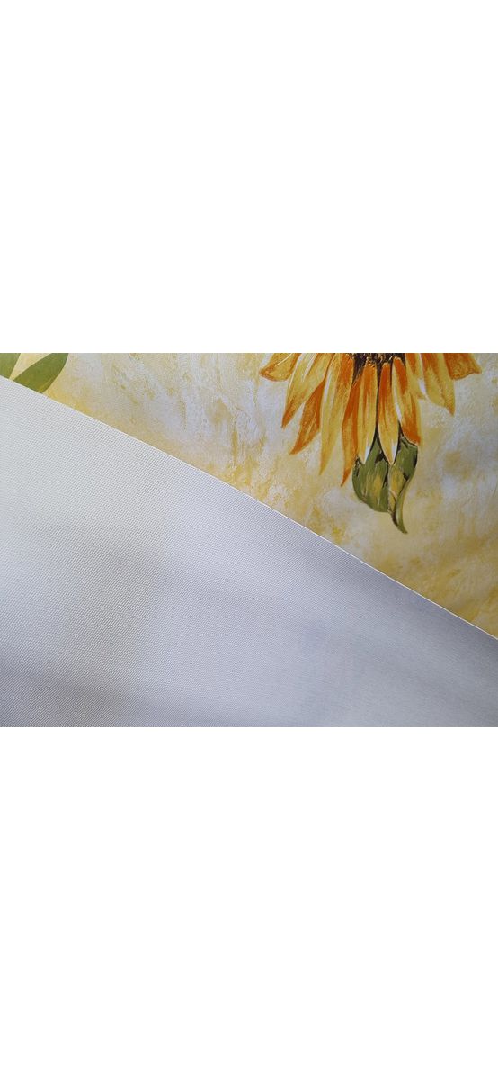 Faţă de masă impermeabilă Bergamo Summer, d-c-fix, bej cu imprimeu floarea soarelui, 138 cm lăţime