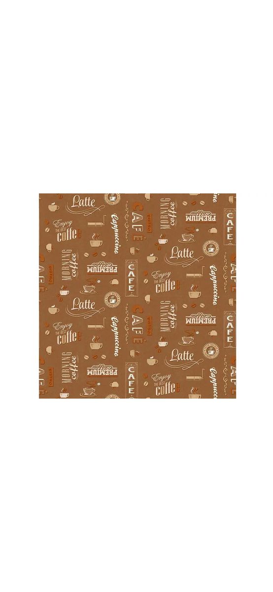 Faţă de masă impermeabilă Coffehouse latte, d-c-fix, maro deschis, 138x170 cm