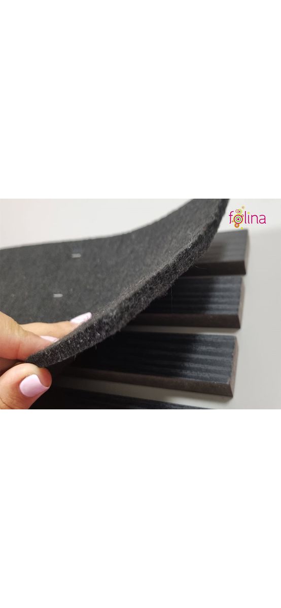 Fetru acustic pentru perete, pâslă pentru izolație fonică sau decorativă, grosime 8mm, rolă cu lățimea de 60cm