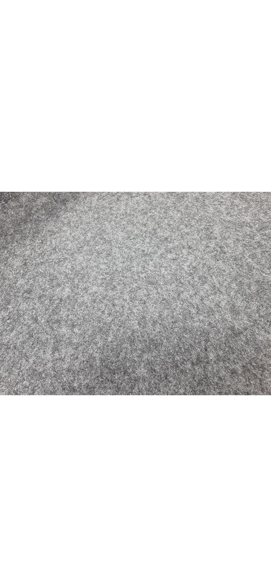 Fetru la metru, pâslă gri cu grosime de 2 mm, 90 cm lățime