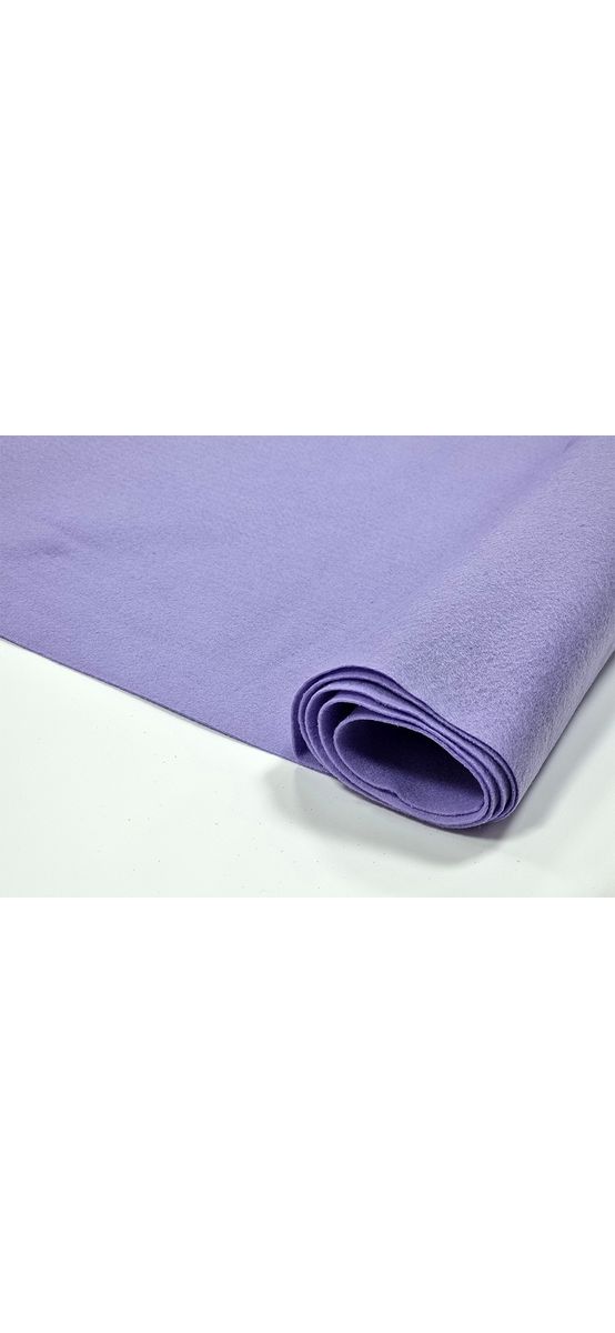 Fetru la metru, pâslă lila cu grosime de 1 mm, lățime 90cm