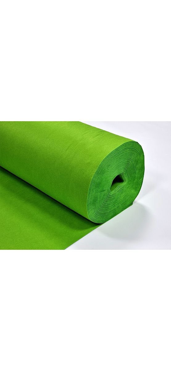 Fetru la metru, pâslă verde brotacel cu grosime de 1 mm, lățime 90cm