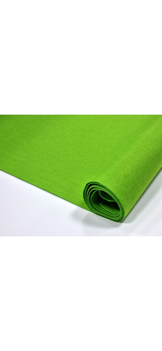 Fetru la metru, pâslă verde brotacel cu grosime de 1 mm, lățime 90cm