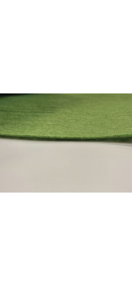 Fetru la metru, pâslă verde kaki cu grosime de 1 mm, cu lățimea de 100cm
