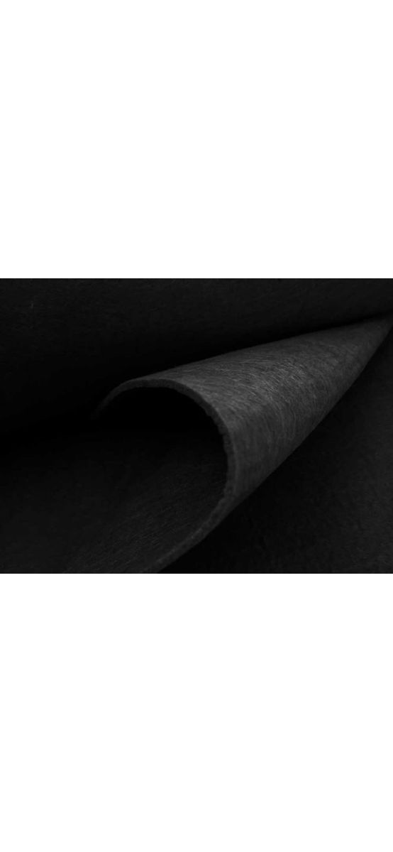 Fetru la rolă, pâslă neagră cu grosime de 3mm, dimensiune 50cm lățime x 4m lungime