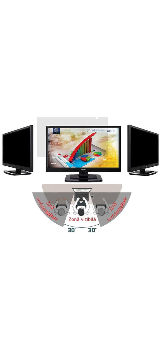 Filtru de confidențialitate ecran laptop sau monitor 27