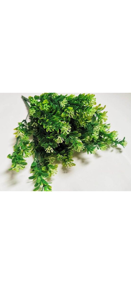 Plantă artificială verde, 30 cm înălţime, 3 crengi