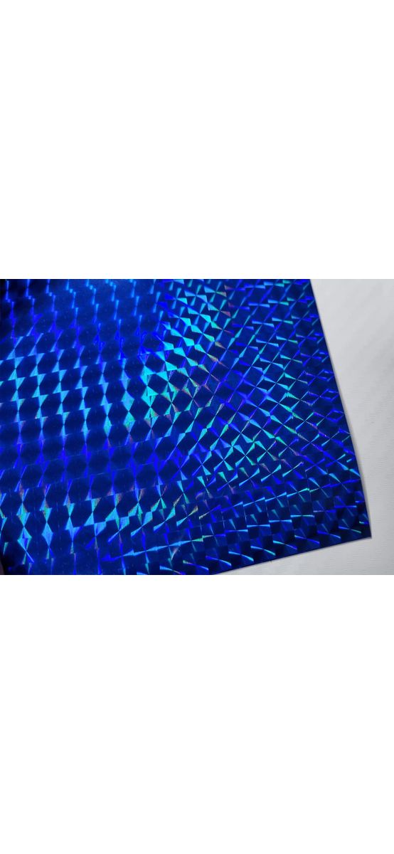 Set 5 coli A4 folie hologramă albastră, autoadezive