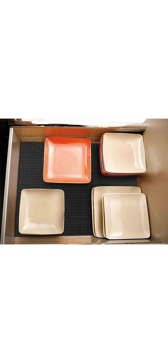 Material protecţie antialunecare gri, pentru sertare şi rafturi, rolă de 60 cm x 2 metri