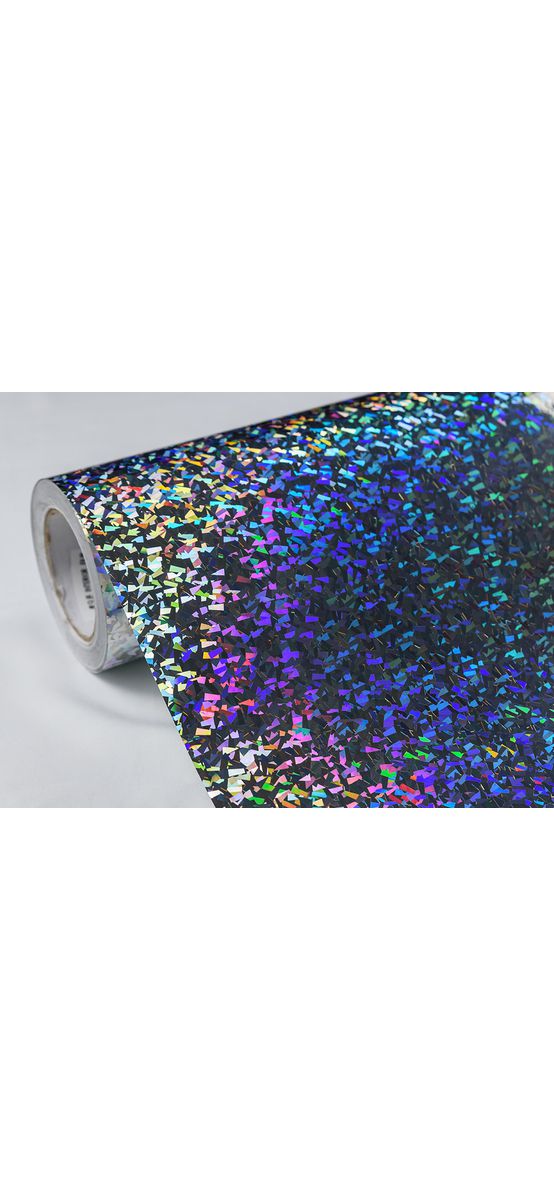 Folie hologramă argintie, Kointec ITP511, autoadezivă, 100 cm lăţime