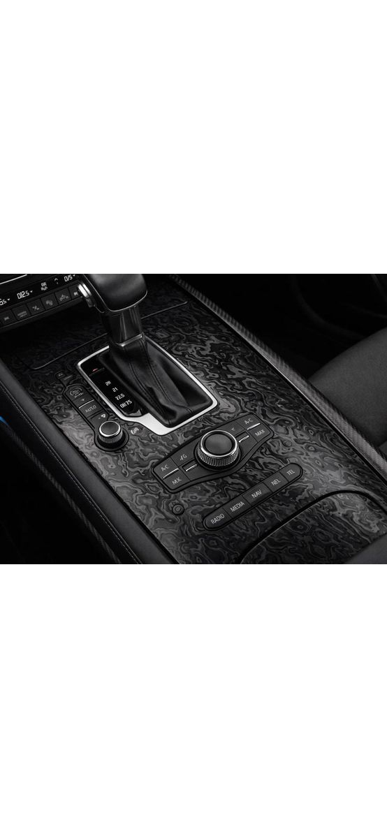 Folie auto neagră texturată, Forged Carbon Fiber model fluid embosat – pentru tuning auto/moto – rolă 75×200 cm