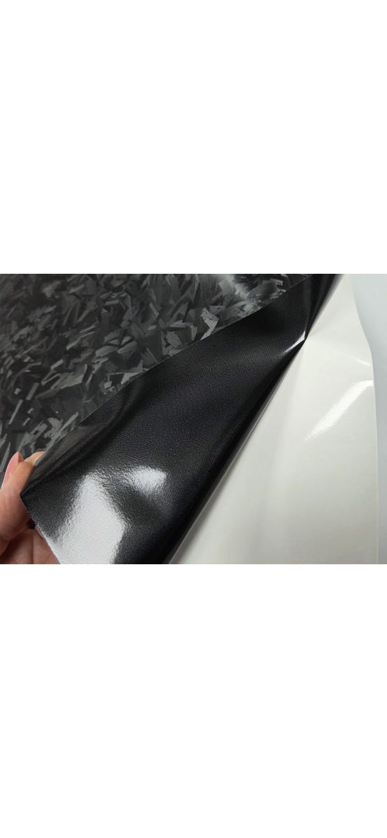 Folie auto carbon forjat negru – rolă 75 x 300 cm