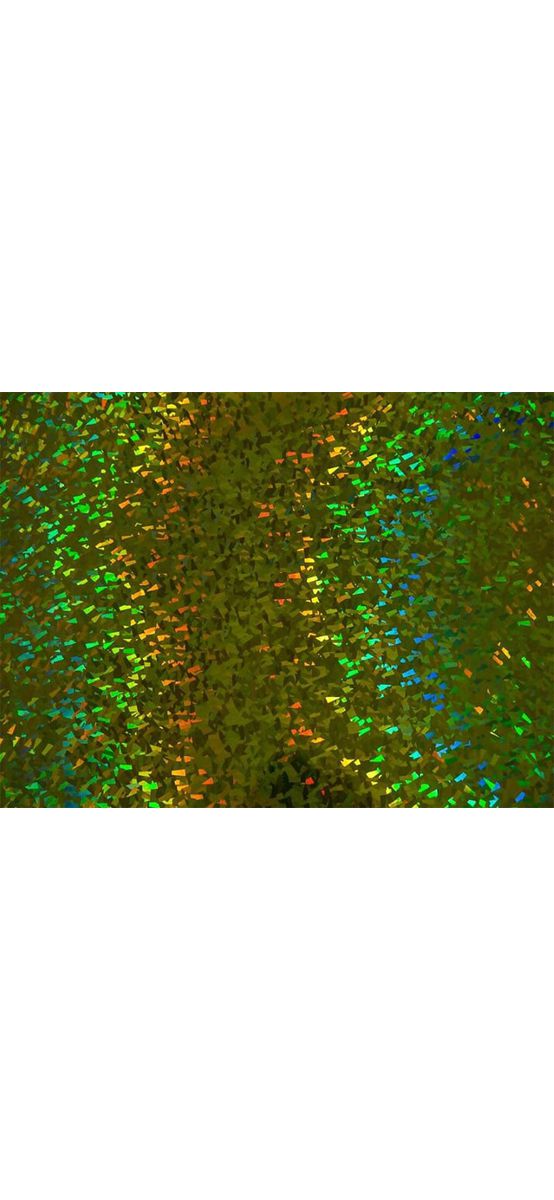 Folie hologramă, Kointec, galbenă, autoadezivă, 100 cm lăţime