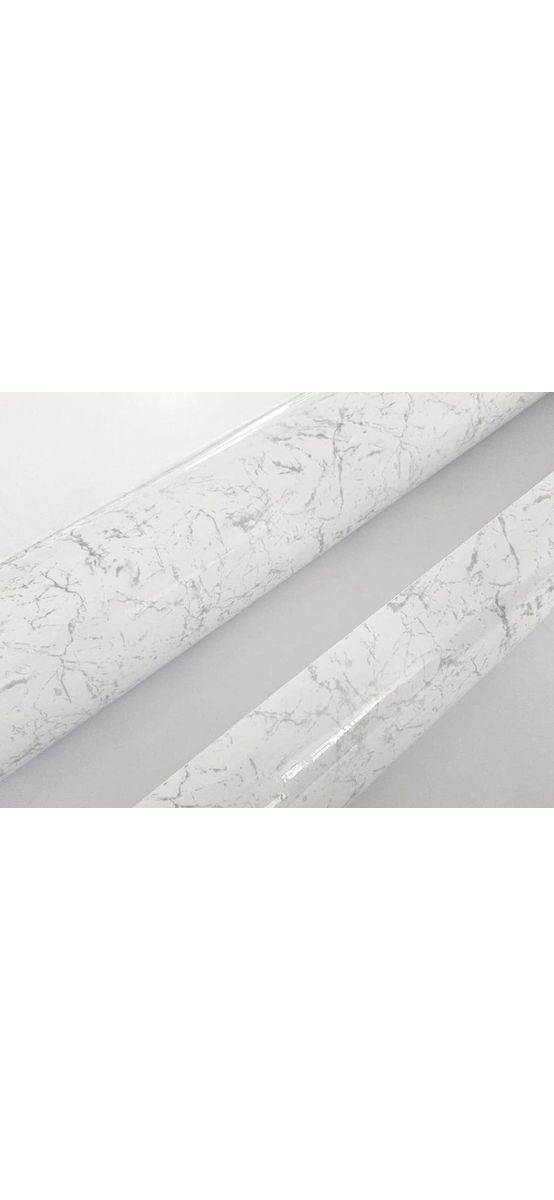 Autocolant blat marmură albă, White Marble - 75x250 cm