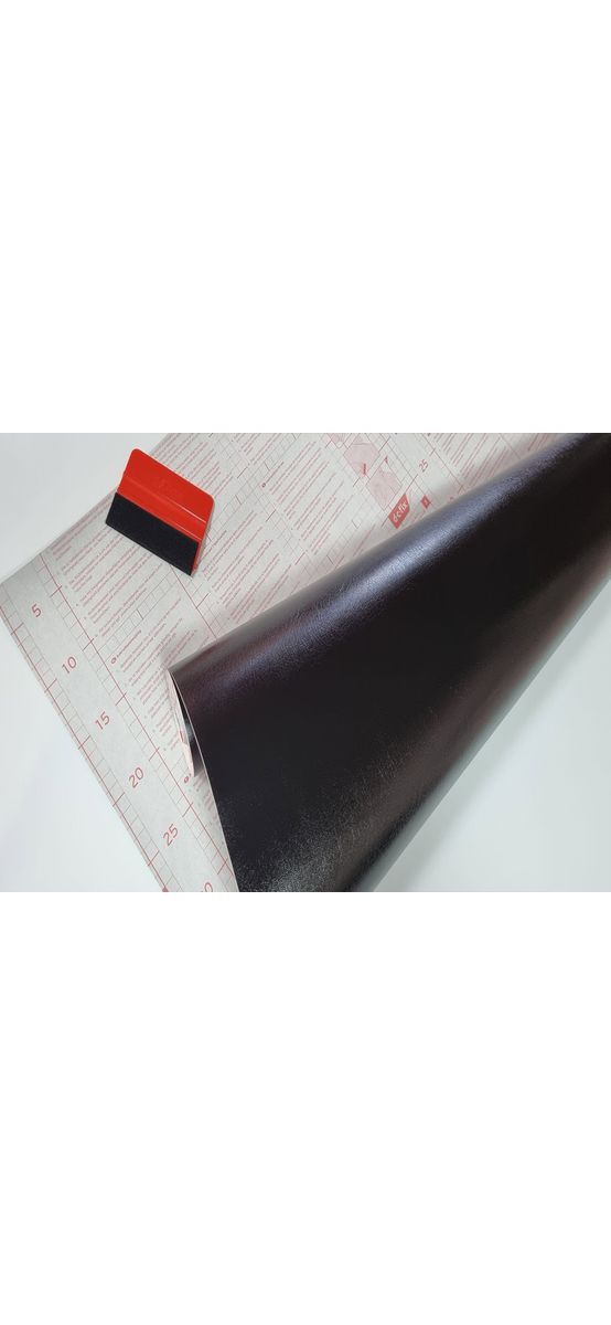 Autocolant decorativ imitaţie piele neagră Leder, d-c-fix, rolă de 90x200 cm, cu racletă