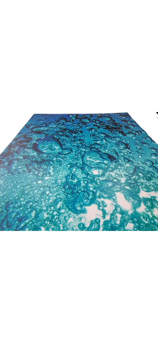 Folie cabină duş, Folina, sablare albastră, rolă de 100x210 cm