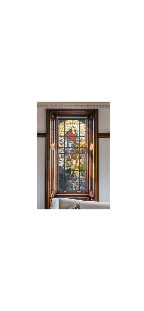 Folie de geam autoadezivă, Folina FGFV01model vitraliu religios,rolă de 100x170 cm