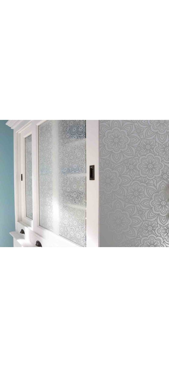 Folie geam electrostatică Candice, d-c-fix, imprimeu floral, translucid, 67 x 150 cm