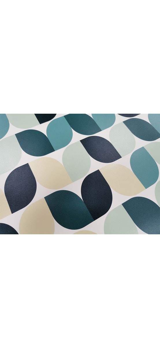 Folie protecţie sertare, model frunze, din PVC antiderapant cu grosime de 1,5 mm, material impermeabil, rolă de 50x155 cm