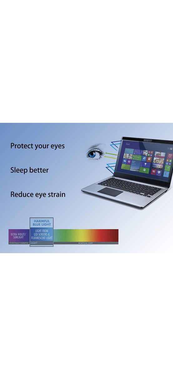 Folie de protecție care reduce lumina albastră, antiamprentă, mată, ideală și pentru display tip touch, compatibilă cu ecrane 23-24 inch
