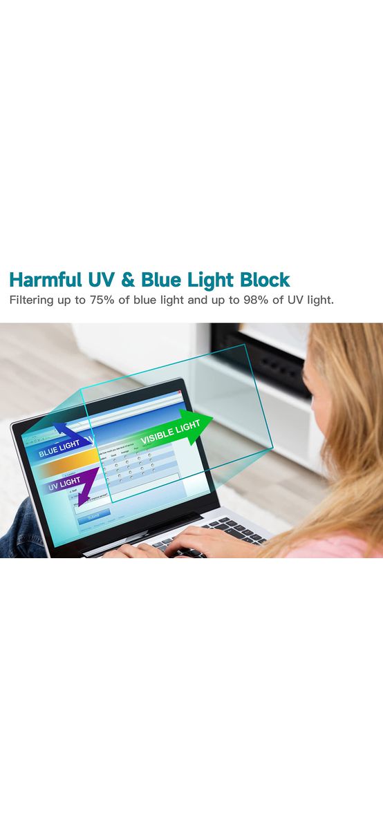 Folie de protecție care reduce lumina albastră, antiamprentă, mată, ideală și pentru display tip touch, compatibilă cu ecrane 23-24 inch