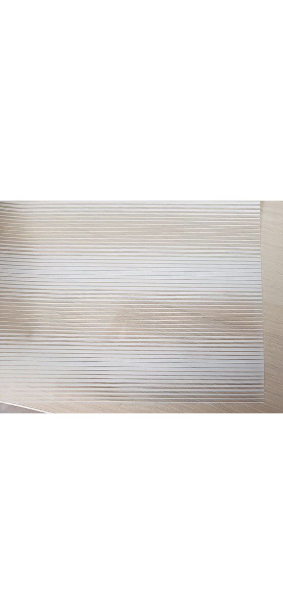 Folie geam autoadezivă Office Nate, Folina, dungi degrade albe, 152x250 cm 