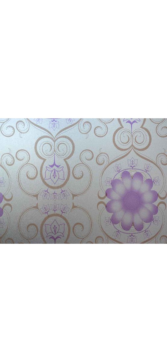 Folie geam autoadezivă Issa, Folina, imprimeu floral stilizat, multicolor, lățime 90 cm