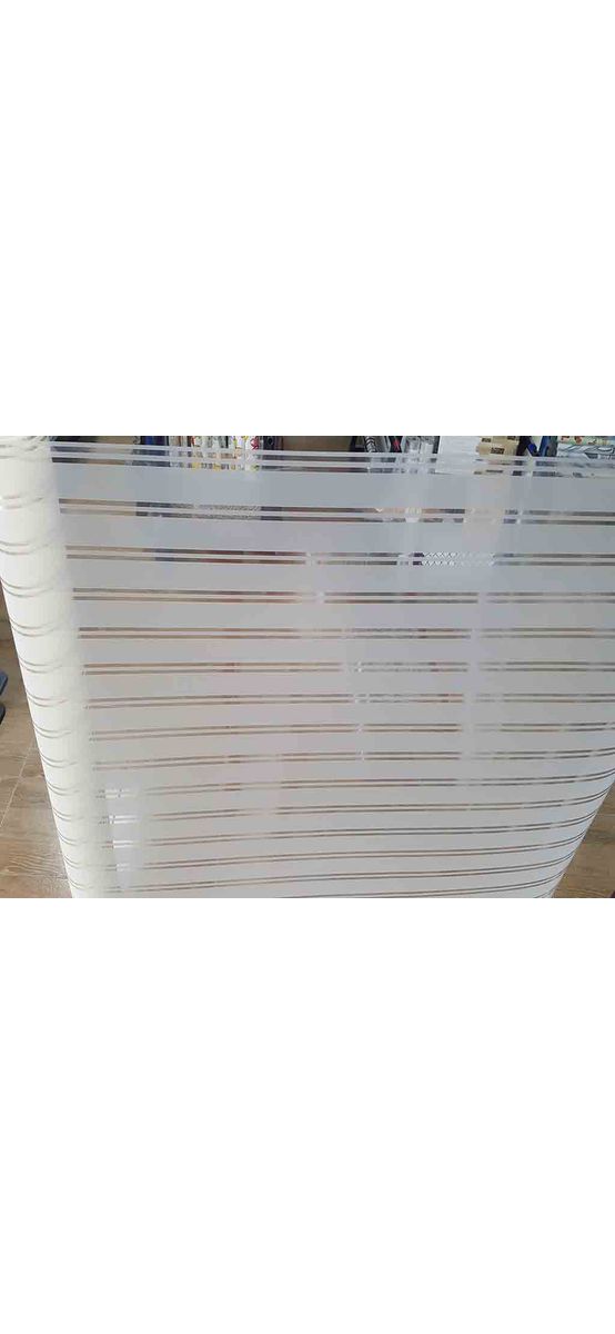 Folie geam autoadezivă Structur, Folina, transparentă cu dungi, rolă de 152x100 cm