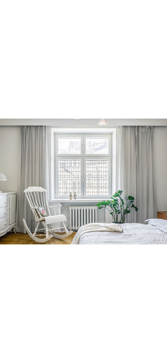 Folie geam autoadezivă, Folina, transparentă cu model eclectic, 120 cm lățime