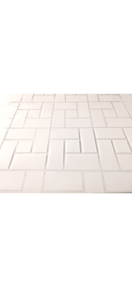 Folie geam autoadezivă, Folina, transparenta cu model geometric alb, 120 cm