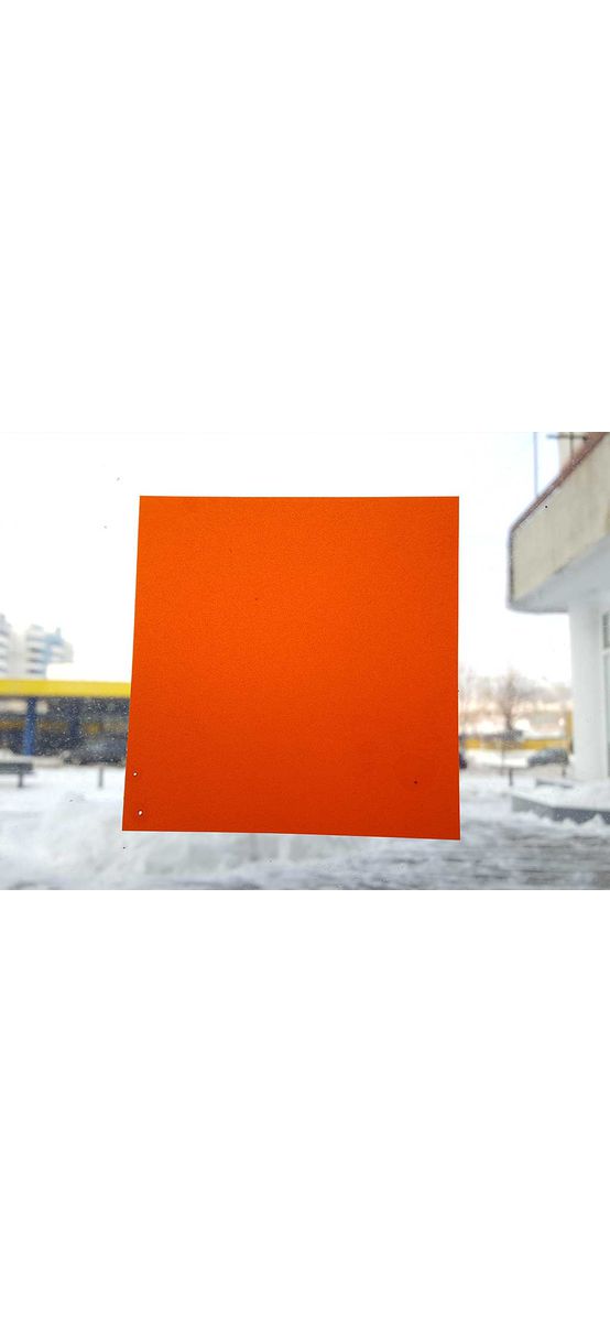 Folie geam autoadezivă portocalie Etched 67
