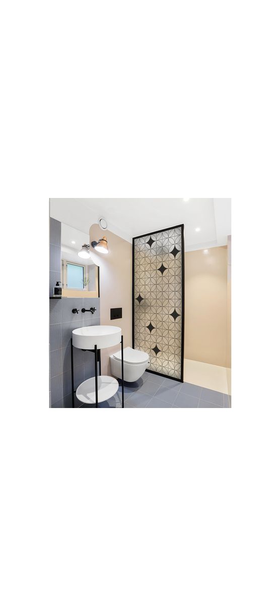 Folie geam cabină duș, Folina, sablare cu model eclectic, rolă de 100x210 cm