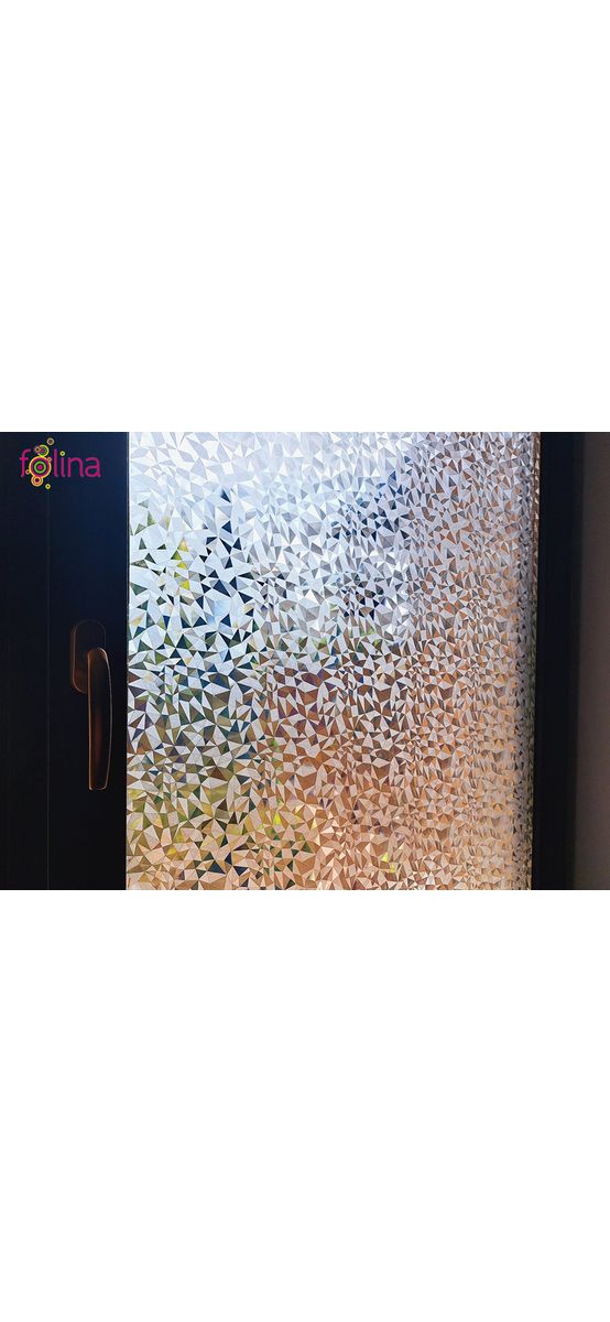 Folie geam autoadezivă, Folina, sablare mozaic translucid, 120 cm lăţime