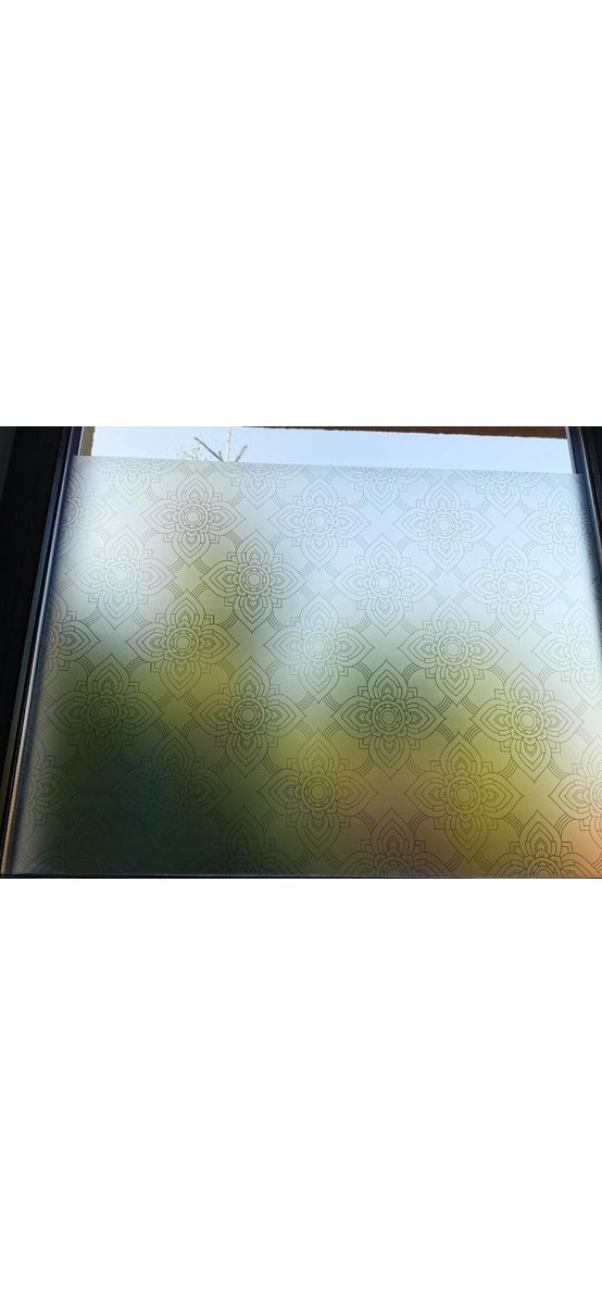 Folie geam autoadezivă Amelia, Folina, imprimeu clasic, 100 cm lăţime