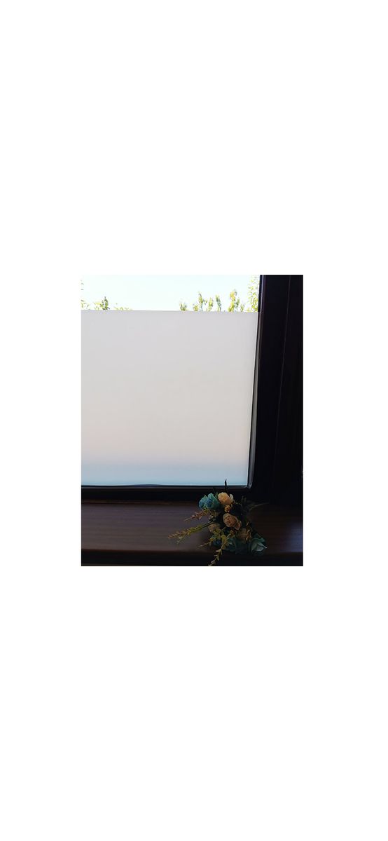 Folie geam autoadezivă Basic, Aslan DFL20, sablare lăptoasă, lățime 152 cm