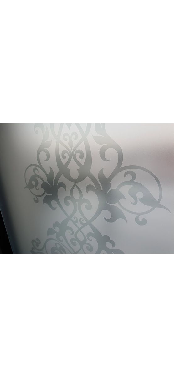 Folie geam autoadezivă Amira, Folina, model elegant gri, rolă de 100x200 cm