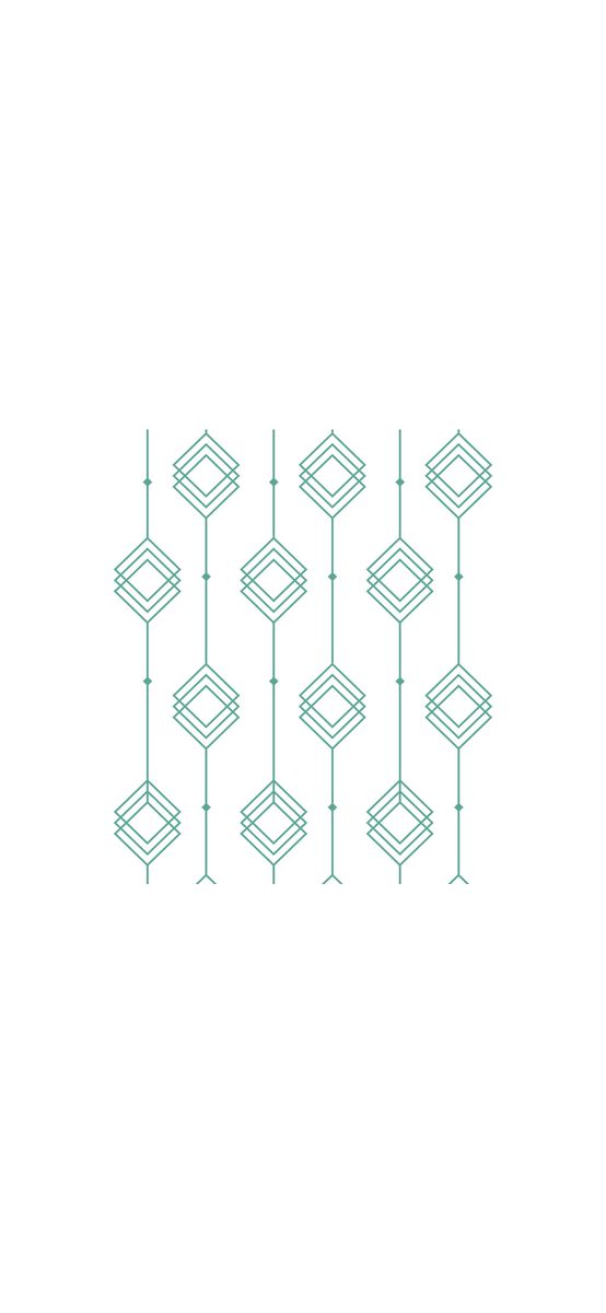 Folie geam autoadezivă, transparentă cu model geometric romburi turcoaz, rolă de 120x250 cm, cu racletă inclusă