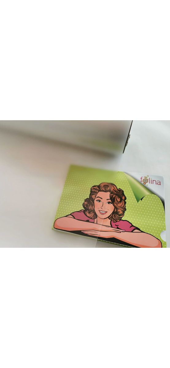 Folie transparentă mată pentru protecţie mobilă, Folina, cu adeziv, 0,1 mm grosime - 152 cm lăţime