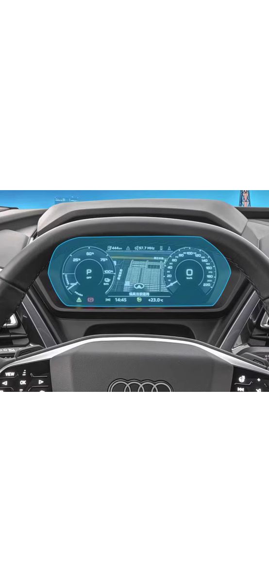 Folie de protecție din sticlă pentru consolă centrală și afișaj vitezomentru Audi Q5-Q4 E-tron- set din 2 bucăți