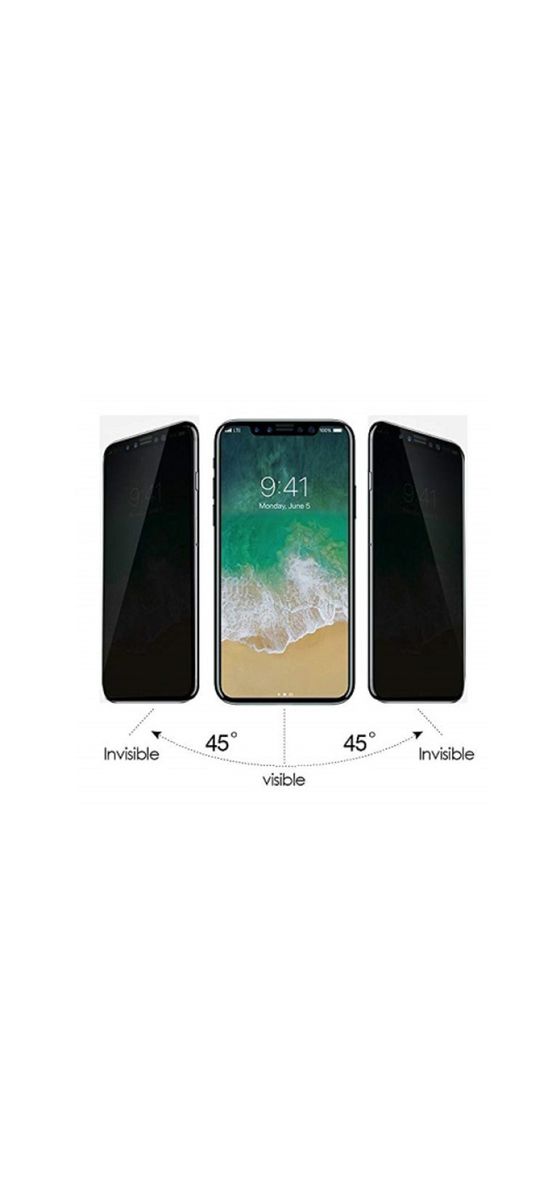 Folie de protecție din privacy, silicon, antișoc, 9H, foarte rezistentă, pentru Iphone 17 air - set din 2 bucăți