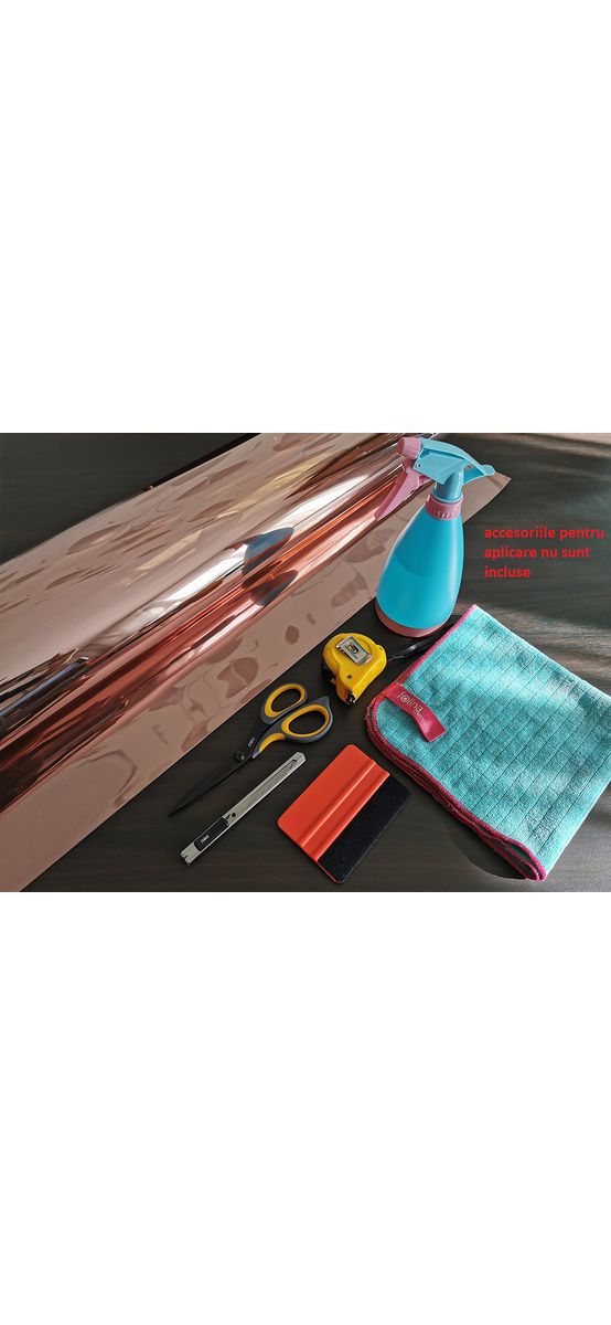 Folie protecţie solară Bronz 15, cu aplicare la interior, rolă de 75x200 cm
