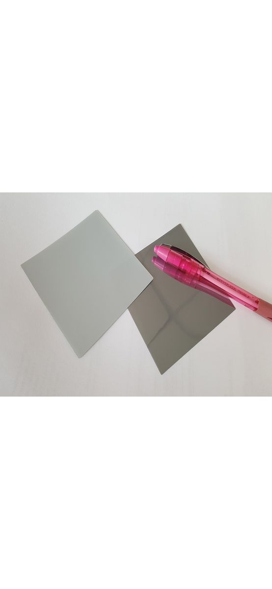 Folie protecţie solară argintie, Silver Matte, efect de sablare,152 cm lăţime