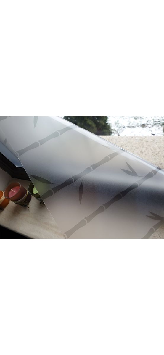 Folie geam autoadezivă Shira, Folina, efect de sablare, 100 cm lăţime