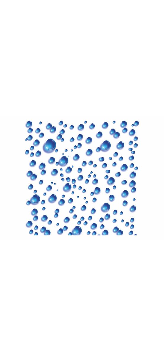 Folie geam autoadezivă Bubble, Folina, sablare cu imprimeu buline albastre, rolă de 100x250 cm