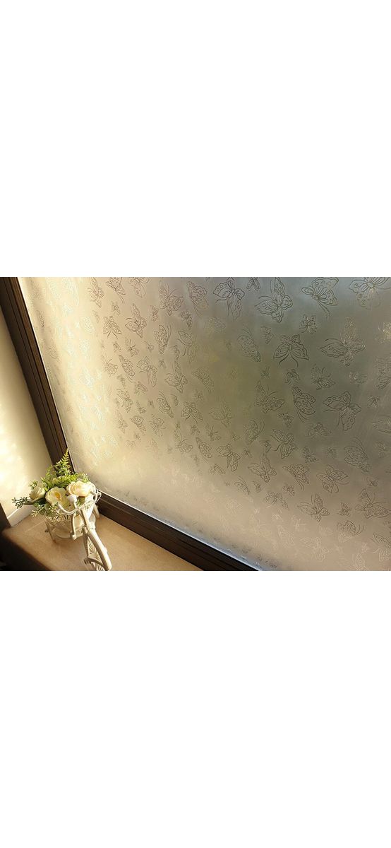 Folie geam autoadezivă Fluturi, Folina, translucidă, lățime 120 cm
