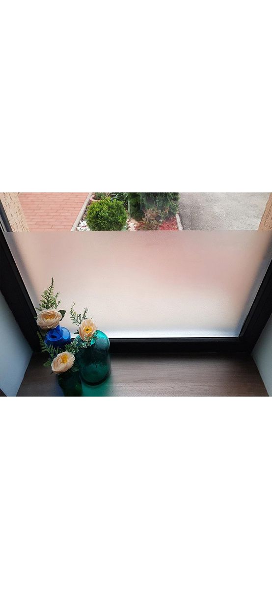 Folie geam sablat electrostatică Milky 90