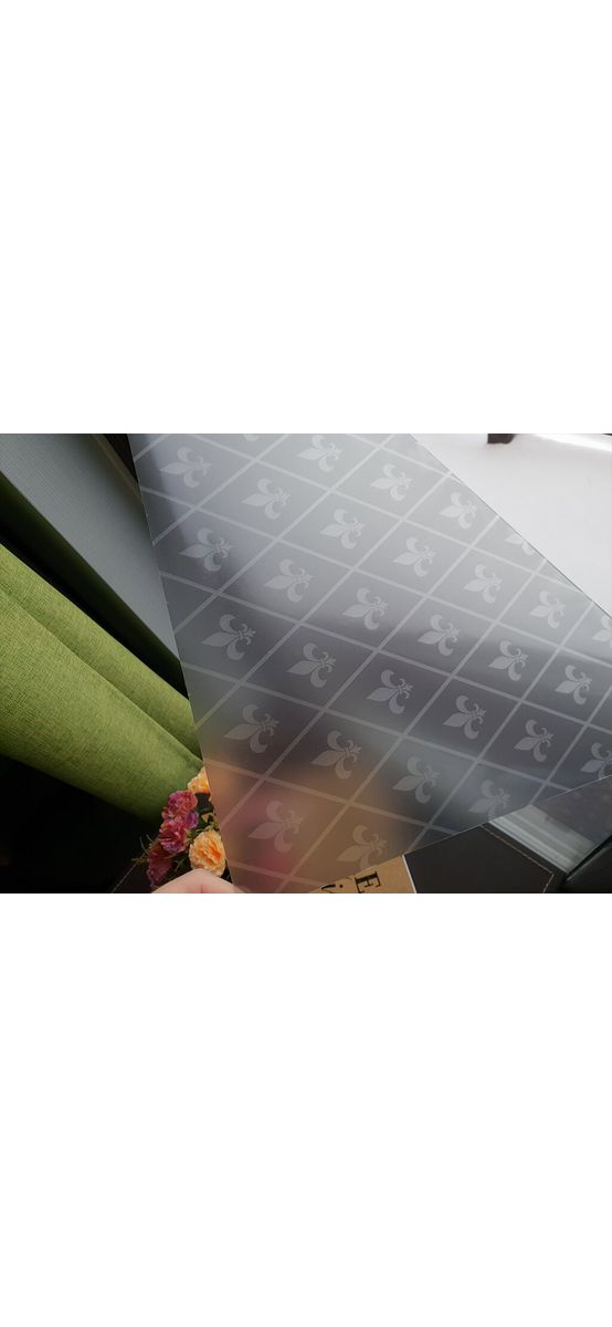 Folie geam autoadezivă Briana, Folina, model geometric gri, 100 cm lăţime