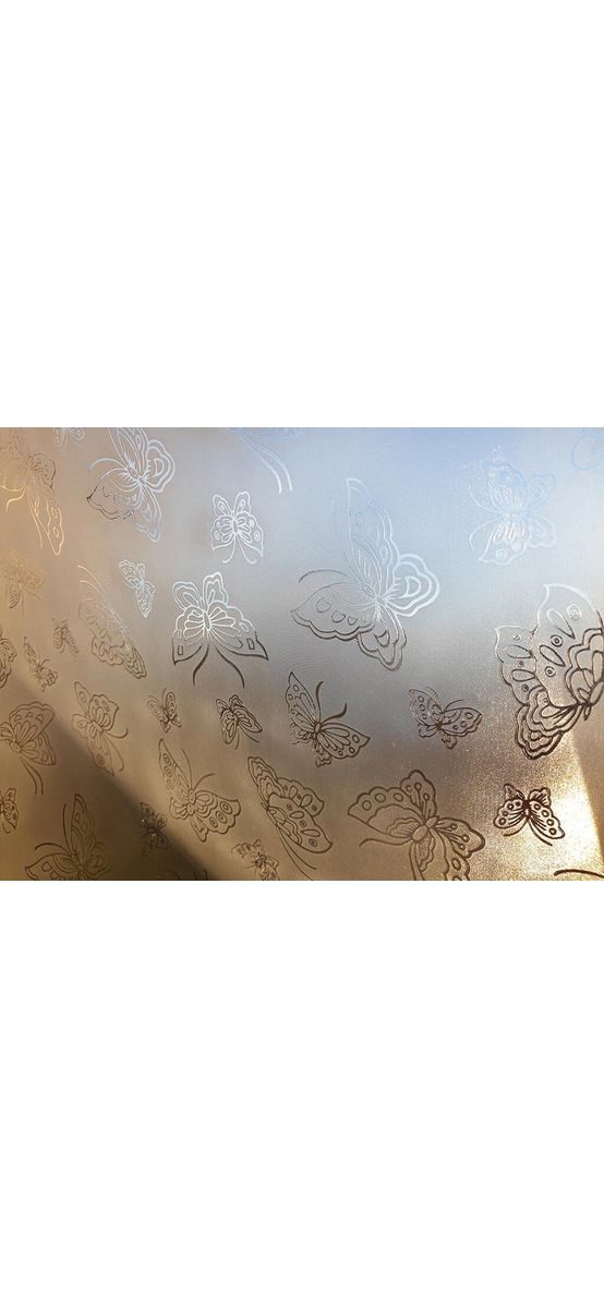 Folie geam autoadezivă Fluturi, Folina, translucidă, lățime 120 cm