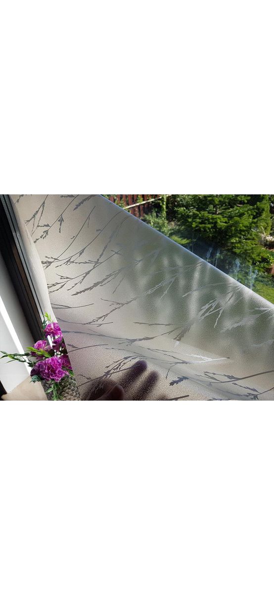 Folie geam electrostatică Devera, d-c-fix, sablare cu model spic de grâu, translucidă, 67x180 cm